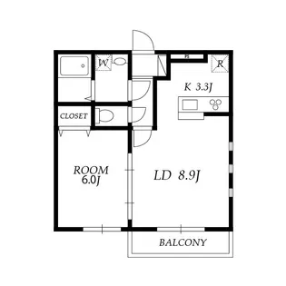 Rosa Pallido【1階】の間取り