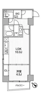 東京都墨田区八広2【マンション】の間取り
