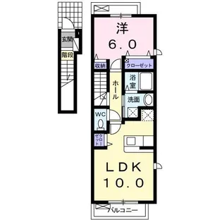 カーサ プリマ【2階】の間取り