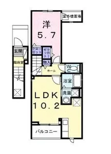埼玉県さいたま市西区大字内野本郷【アパート】の間取り