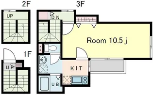 ブリリアントバンズ【3階】の間取り