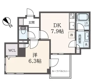 神奈川県川崎市多摩区登戸【マンション】の間取り