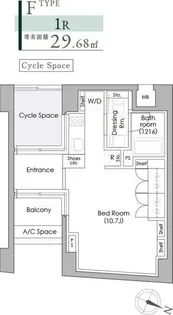 プライムガーデン駒沢大学【5階】の間取り