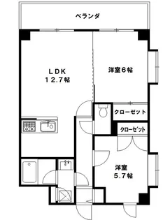 神奈川県横浜市保土ヶ谷区藤塚町【マンション】の間取り