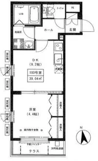 リーヴェル日暮里プレミオ【1階】の間取り