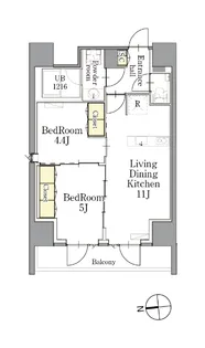 CLASSEUM(クラシアム)仙台新寺通【2階】の間取り