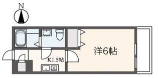 O_NEST六町【2階】の間取り