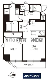 東京都台東区浅草6【マンション】の間取り