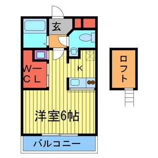 ノワール ブラン【2階】の間取り
