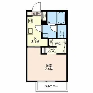 新潟県新潟市中央区米山4【アパート】の間取り