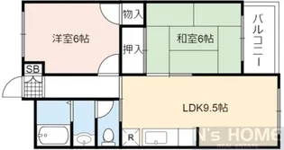 サン岩本ビル【3階】の間取り