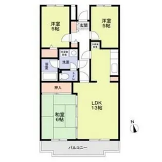 カサグランデ永福【1階】の間取り