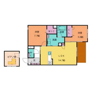 Artemis Platinum Garden Park【1階】の間取り