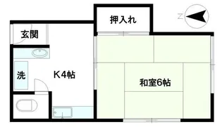 若竹荘【2階】の間取り