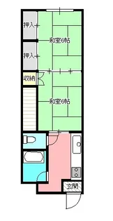 センノビル【4階】の間取り