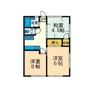 チェリオアマリ【1階】の間取り