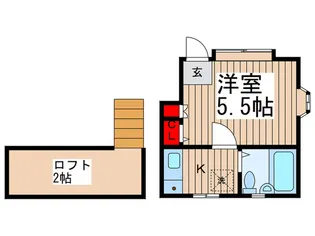 ローズアパートR28番館【1階】の間取り
