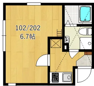 アザーレ・パッシオ向ヶ丘遊園II【1階】の間取り