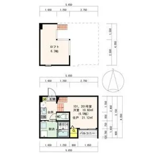 The Greyhouse【1階】の間取り