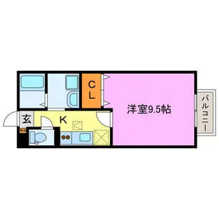 ハンズレジデンス北脇B【1階】の間取り