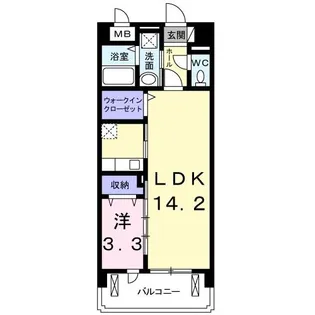 サンリット上近江【2階】の間取り