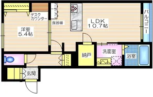 神奈川県横浜市神奈川区六角橋3【マンション】の間取り