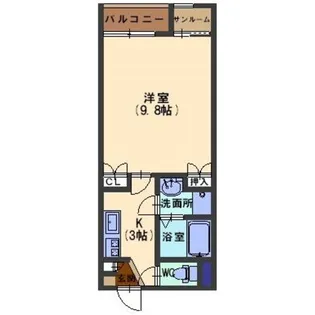 ファーストアヴェニュー【3階】の間取り