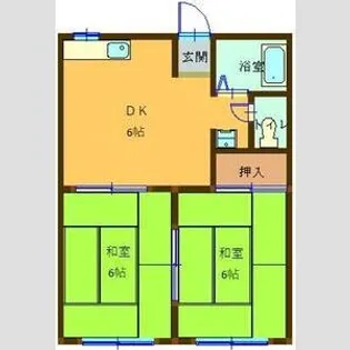 フォーブルヨーセイ A棟【1階】の間取り