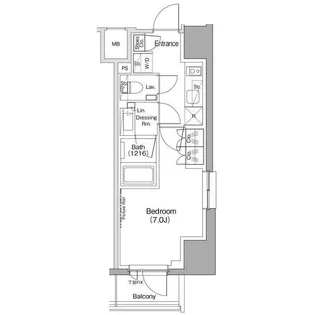 東京都品川区西五反田2【マンション】の間取り