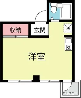 アネックス早稲田【4階】の間取り