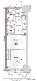 ガーラ・ステーション川崎平間【2階】の間取り