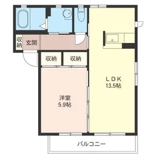 ステラ・アルピナ弐番館【2階】の間取り