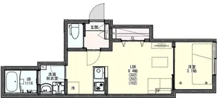 KLEIS八王子3【1階】の間取り