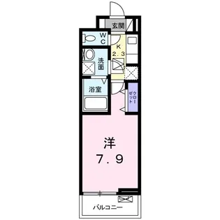 エスポワールSAKAI・Y【1階】の間取り