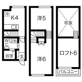 エクセルシャトー国見B棟【1階】の間取り