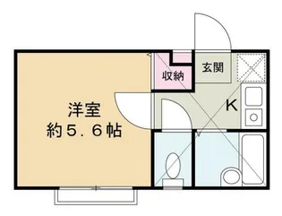 東京都中野区中野1【アパート】の間取り