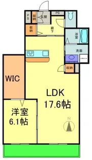 コスモ240【3階】の間取り