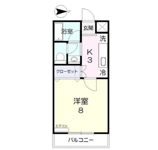 コーポ半田5【1階】の間取り