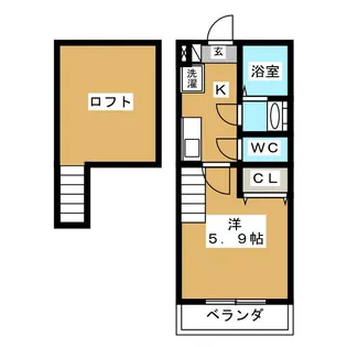Casa G【2階】の間取り