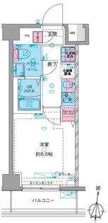 GENOVIAお花茶屋IIskygarden【2階】の間取り