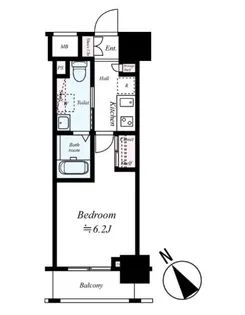 コンシェリア・デュー池袋【4階】の間取り
