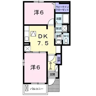 若葉F【1階】の間取り