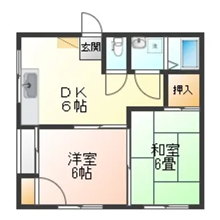 コーポサトウ【2階】の間取り