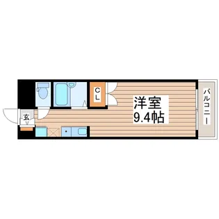 木町通TKビル【3階】の間取り