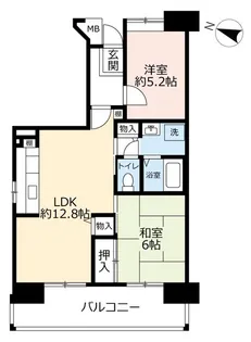 URグリーンヒルズ六甲【11階】の間取り