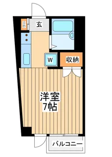 日野屋第2ビル【7階】の間取り