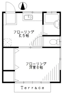 美咲台ハイツ【1階】の間取り