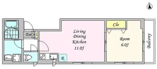 CASA下北沢【1階】の間取り
