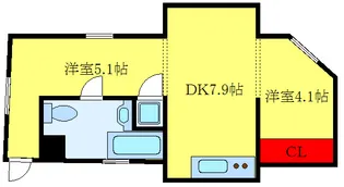 blocco【4階】の間取り