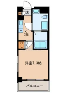 パークサイド西池袋【4階】の間取り